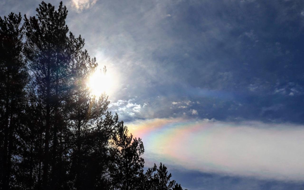 Жители Кировской области сфотографировали радужные облака