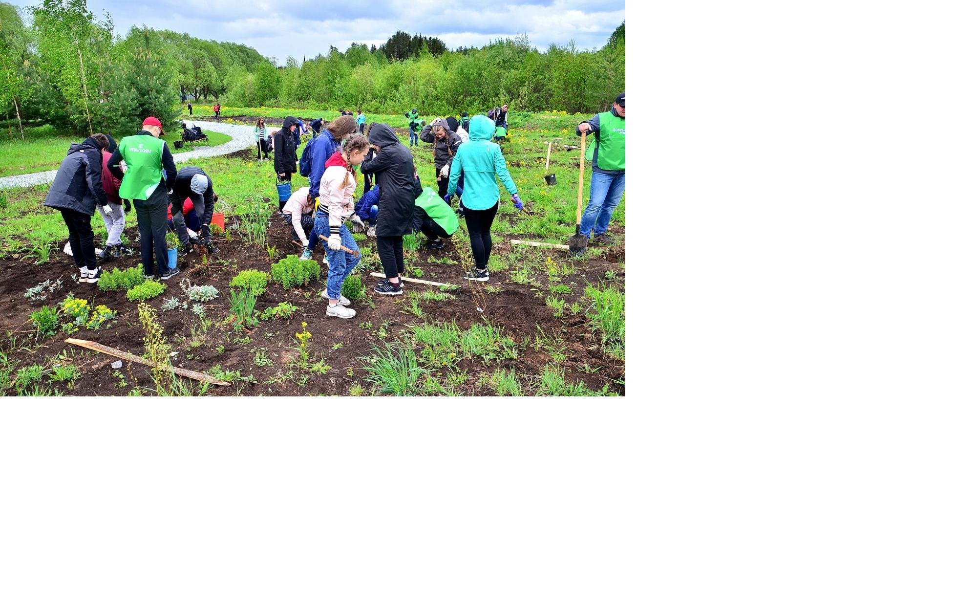 Экологическая акция «Добрый росток» прошла в Кирово-Чепецке при поддержке «УРАЛХИМа»