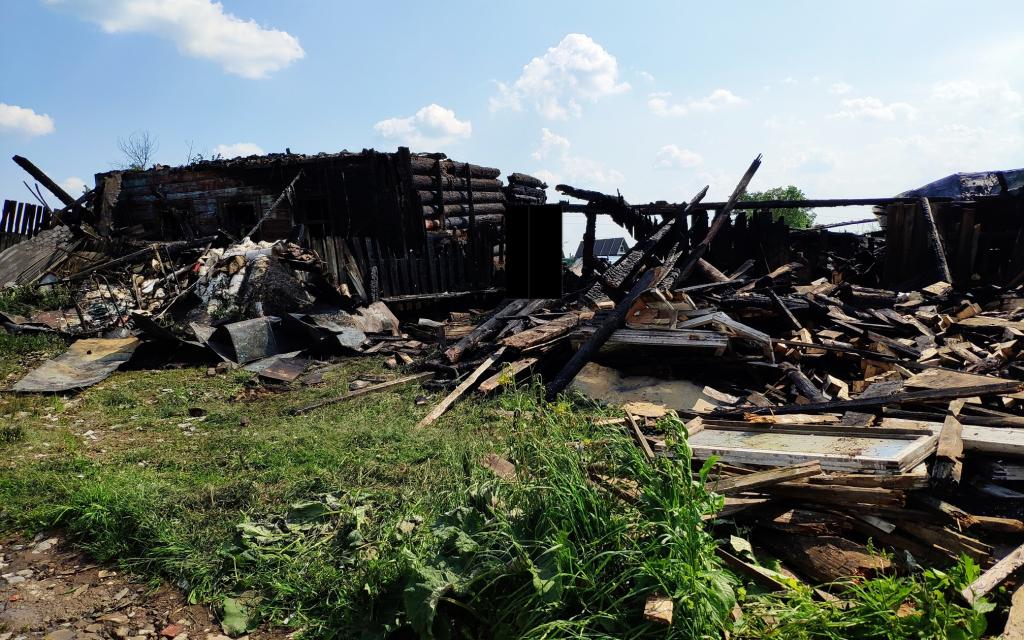 Стало известно, что стало причиной серьезного пожара в Кирово-Чепецке