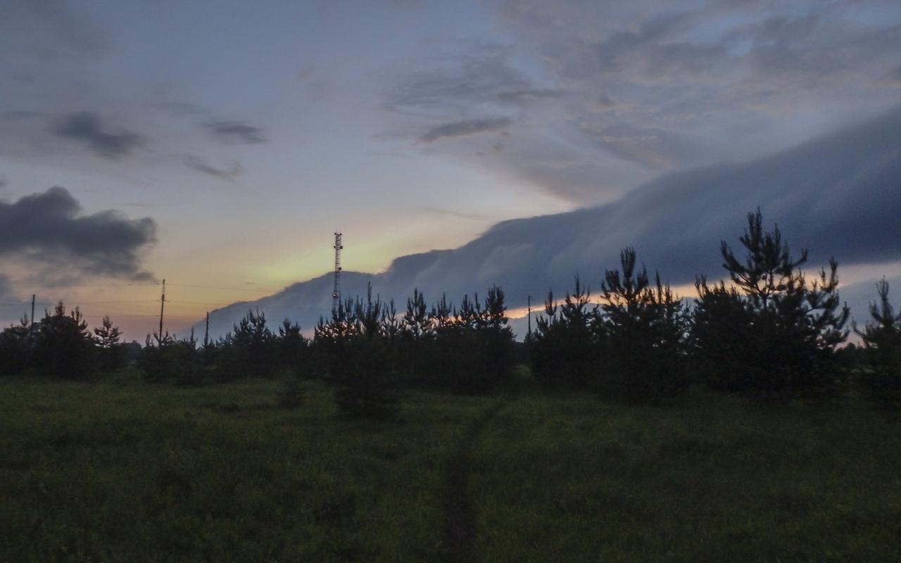 В небе над Кировской областью наблюдали необычные облака