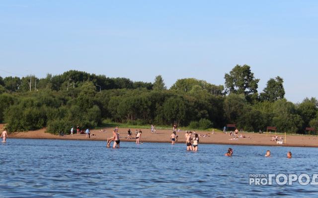 Появились результаты проб воды на городском пляже Кирово-Чепецка