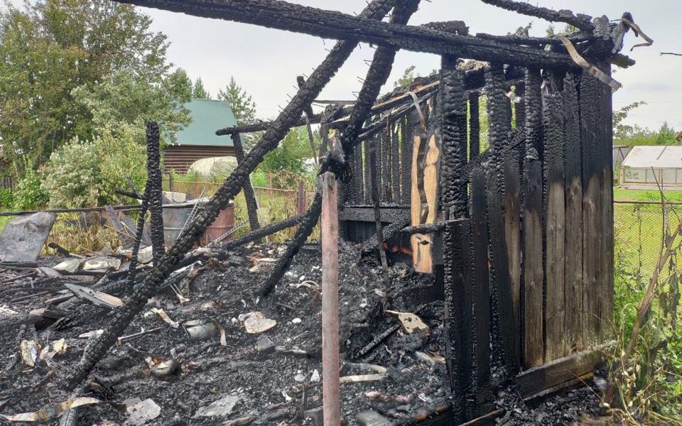 В Кирово-Чепецком районе в пожаре погиб мужчина