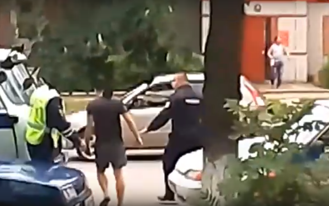 Видео: в Чепецке пьяный бесправник устроил ДТП и пытался скрыться