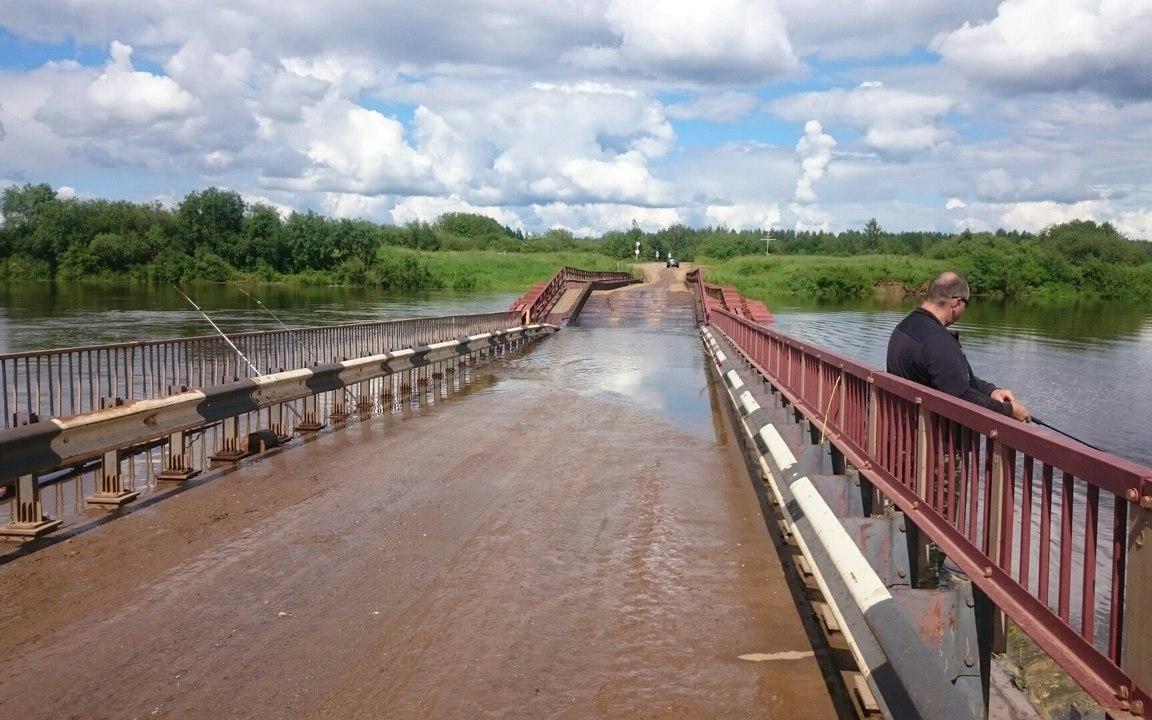 В Кирово-Чепецке закрывают движение по наплавному мосту