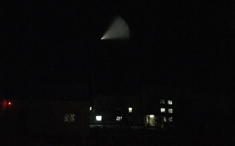 Жители Чепецкого района наблюдали в небе яркую "медузу" от ракеты