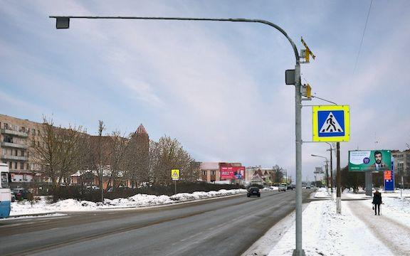 В Чепецке модернизировали сразу три пешеходных перехода