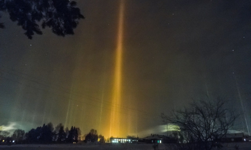 В Кировской области засняли удивительное оптическое явление