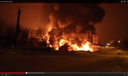 Горят вагоны в Нововятске: 400 человек уж эвакуировали(видео)