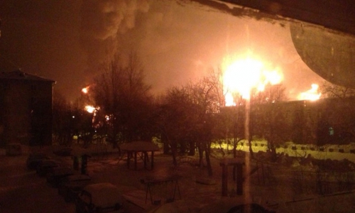 Вагоны в Нововятске до сих пор горят: люди едут по объездной и не могут добраться до Кирова