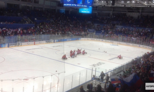 В матче по следж-хоккею сборная России всухую разгромила итальянцев