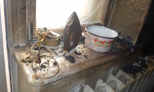 Слайд-шоу: страшные фото пожара в Чепецке