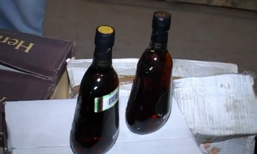 В Чепецке нашли поддельный алкоголь на сумму 4,5 миллиона рублей (ВИДЕО)