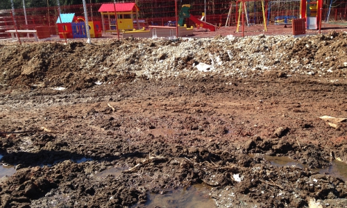 Городской парк в Чепецке затопило (фото)