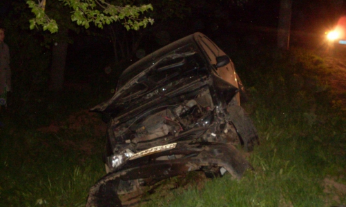 Водитель «Лады» при развороте съехал в кювет