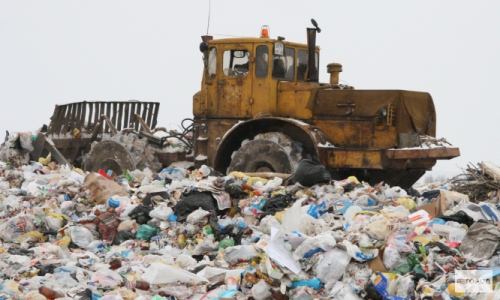 За месяц из Чепецка вывезли 4,5 тысячи кубометров мусора