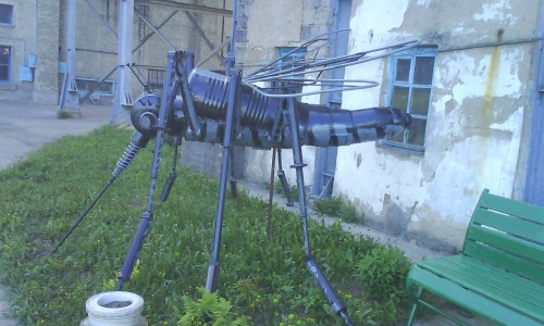 В Чепецке появился огромный металлический  комар