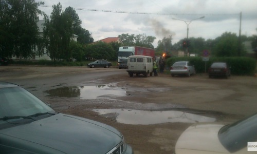 У рабочих на Заводской загорелось оборудование, а потушить было нечем