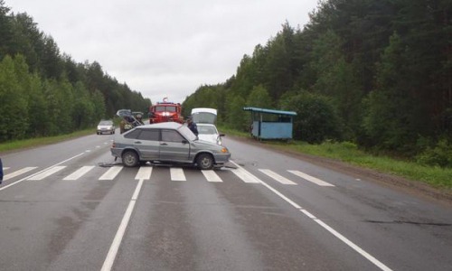 В Кирово-Чепецком районе произошла авария: есть пострадавшие