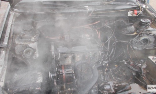 ВИДЕО: В Кирово-Чепецком районе сгорела «десятка»: есть пострадавшие