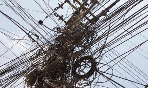 В одном из домов Чепецка проведение интернета причинило ущерб