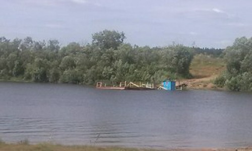 В Каринторфе затонул паром, соединявший район с Кирово-Чепецком