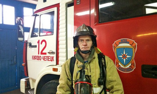 В Кирово-Чепецке работает лучший пожарный области