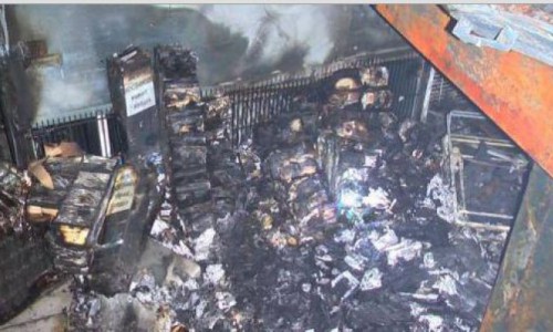 В Уржумском районе ночью сгорел магазин