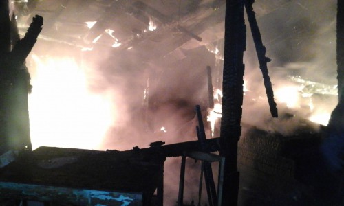 Пожар в Кирово-Чепецке: сгорел жилой дом и все имущество хозяев