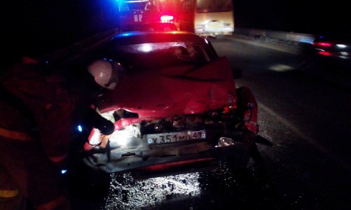 ДТП в Кирово-Чепецке: столкнулись «Камаз» и «Лада»