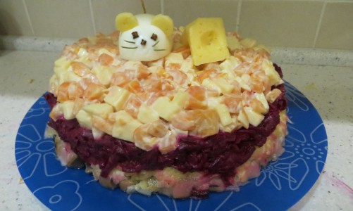 Рецепт дня: салат из селедки "Сырный день"