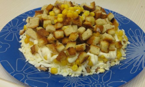 Рецепт дня: салат из печени трески