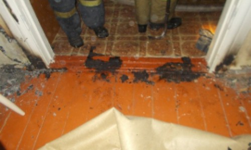 В Кирово-Чепецке в многоквартирном жилом доме произошел пожар