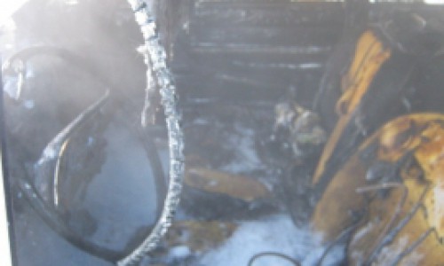 В Кировской области во время движения загорелся трактор