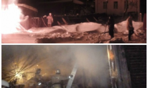 За минувшие сутки в Кирово-Чепецком районе сгорели жилой дом и хозяйственная постройка