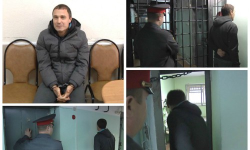 Появилось видео с места задержания кировского авторитета Михаила Прокопьева