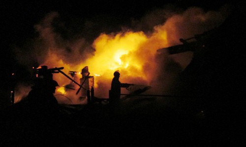 В Кирово-Чепецком районе сгорел садовый дом, сарай и предбанник