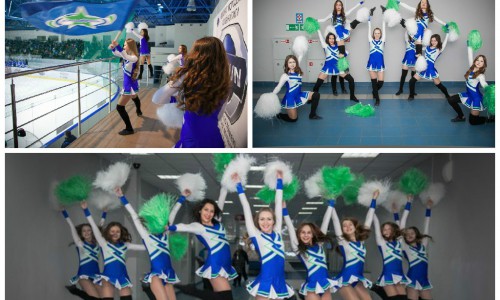 Черлидеры чепецкой «Олимпии» «заболели» хоккеем