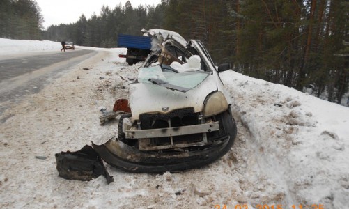 Смертельное ДТП в Кировской области: из-за столкновения «Тойоты» с «КамАЗом» погибла женщина