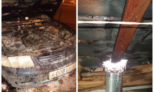 За несколько дней в Кирово-Чепецком районе произошло два пожара