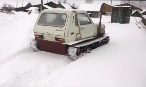 В Кировской области пенсионер сконструировал вездеход, чтобы ездить на рыбалку