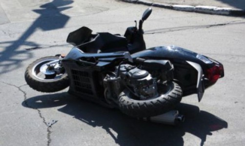 ДТП в Кирово-Чепецке: на трассе пассажир упал с мотоцикла