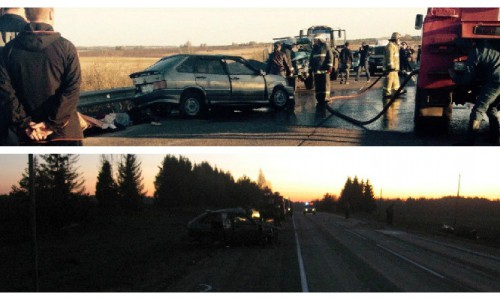 В Кировской области произошли две страшные аварии, в которых погибли четыре человека