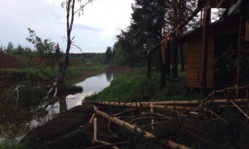 Срочно! В Кирово-Чепецком районе прошел торнадо