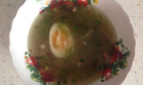 Рецепт выходного дня: зеленые щи