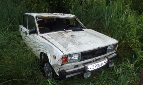 ДТП в Кирово-Чепецком районе: автомобиль «Жигули» улетел в кювет