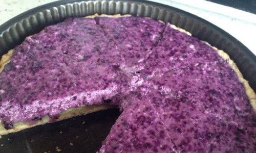 Десерт выходного дня: черничный пирог