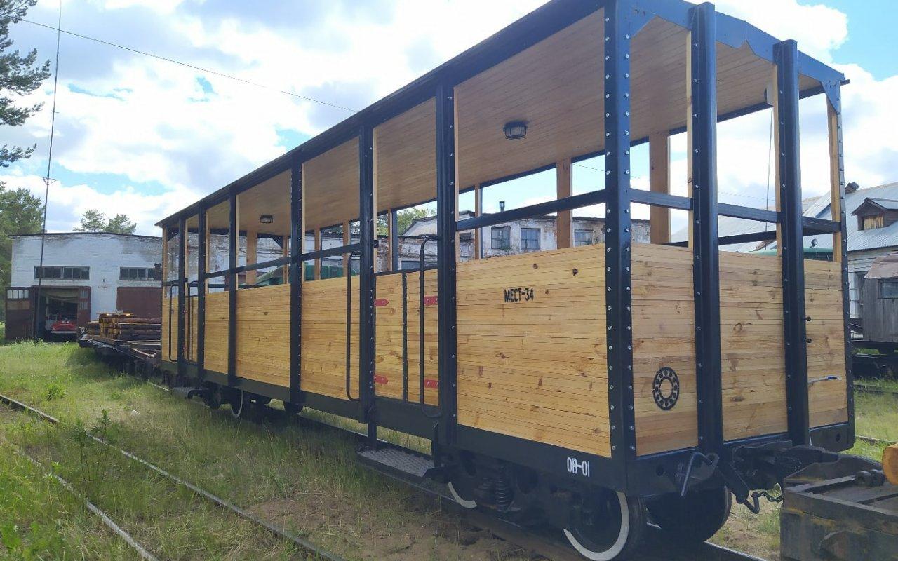 По Каринской узкоколейке можно будет прокатиться в открытом вагоне
