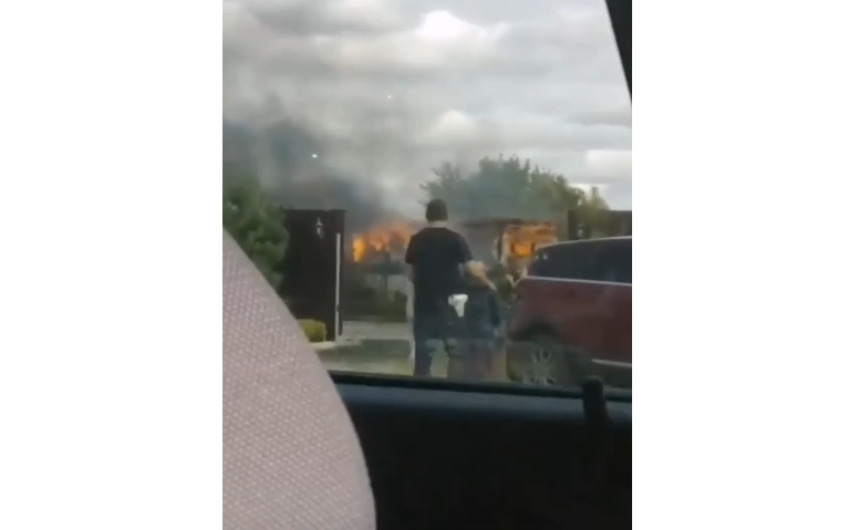 В селе Кстинино Кирово-Чепецкого района произошел пожар