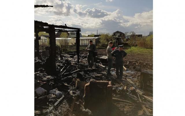 В Кирово-Чепецком районе после пожара в садовом доме нашли тело мужчины