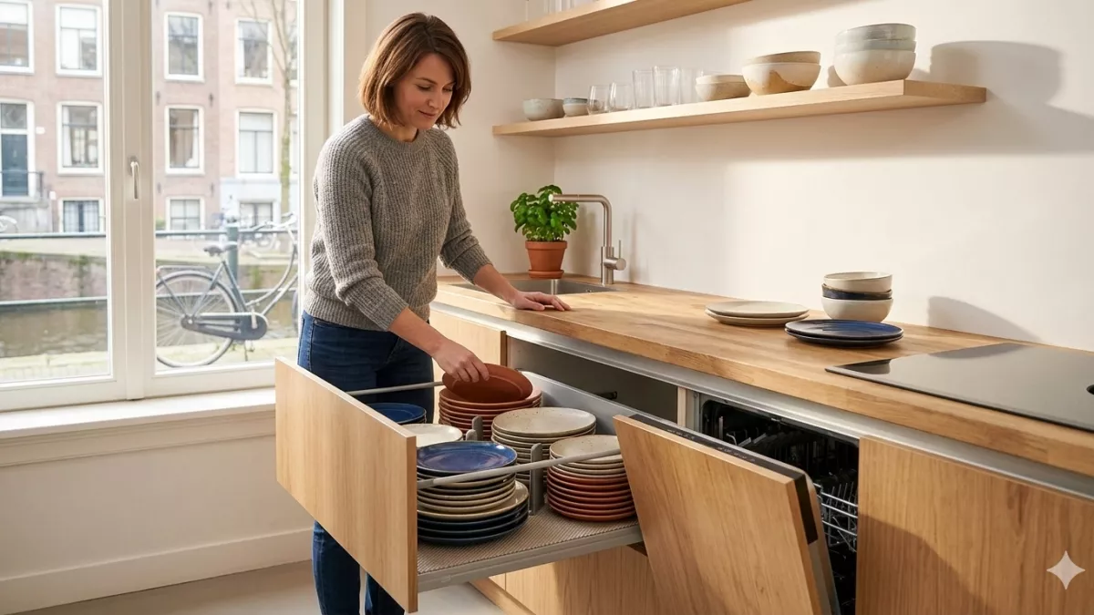 Ставить тарелки на верхние полки больше не модно: дизайнеры придумали классную альтернативу - удобнее и безопаснее